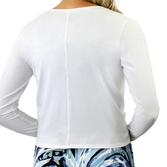 Women's Long Sleeve Crossover Sun Wrap - Picture 2 of 14